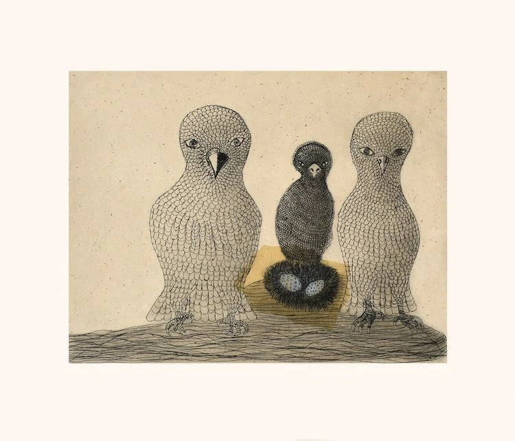2022 Nesting Owls by QIATSUQ RAGEE