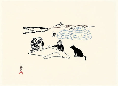 2011 AULAJIJAKKA (THINGS I REMEMBER) by Kananginak Pootoogook