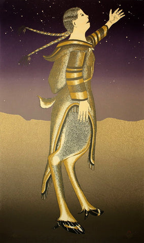 2000 CARIBOU WOMAN by Arnaqu Ashevak