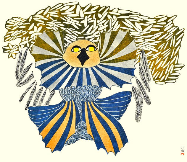 1982 DANCE OF THE WALRUS SPIRIT by Mayoreak Ashoona
