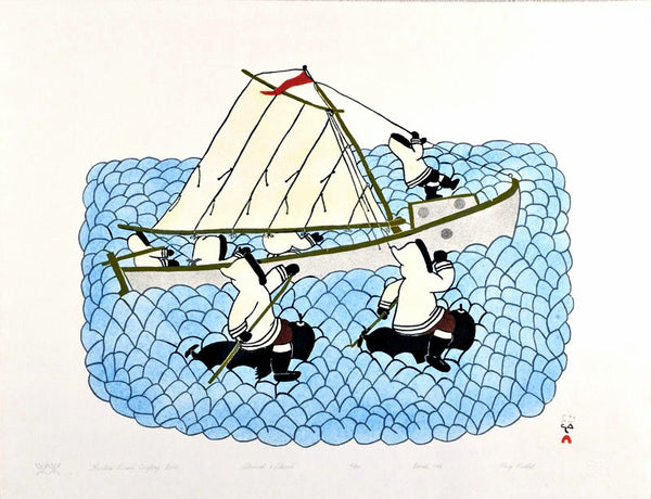 1986 HUNTERS PURSUE DRIFTING BOAT by Mary Pudlat