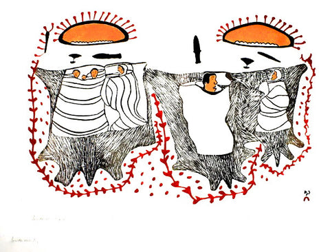 1977 INSIDE OUR TUPIK by Ulayu Pingwartok