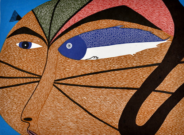 2014 THE SWIMMER by Ningeokuluk Teevee